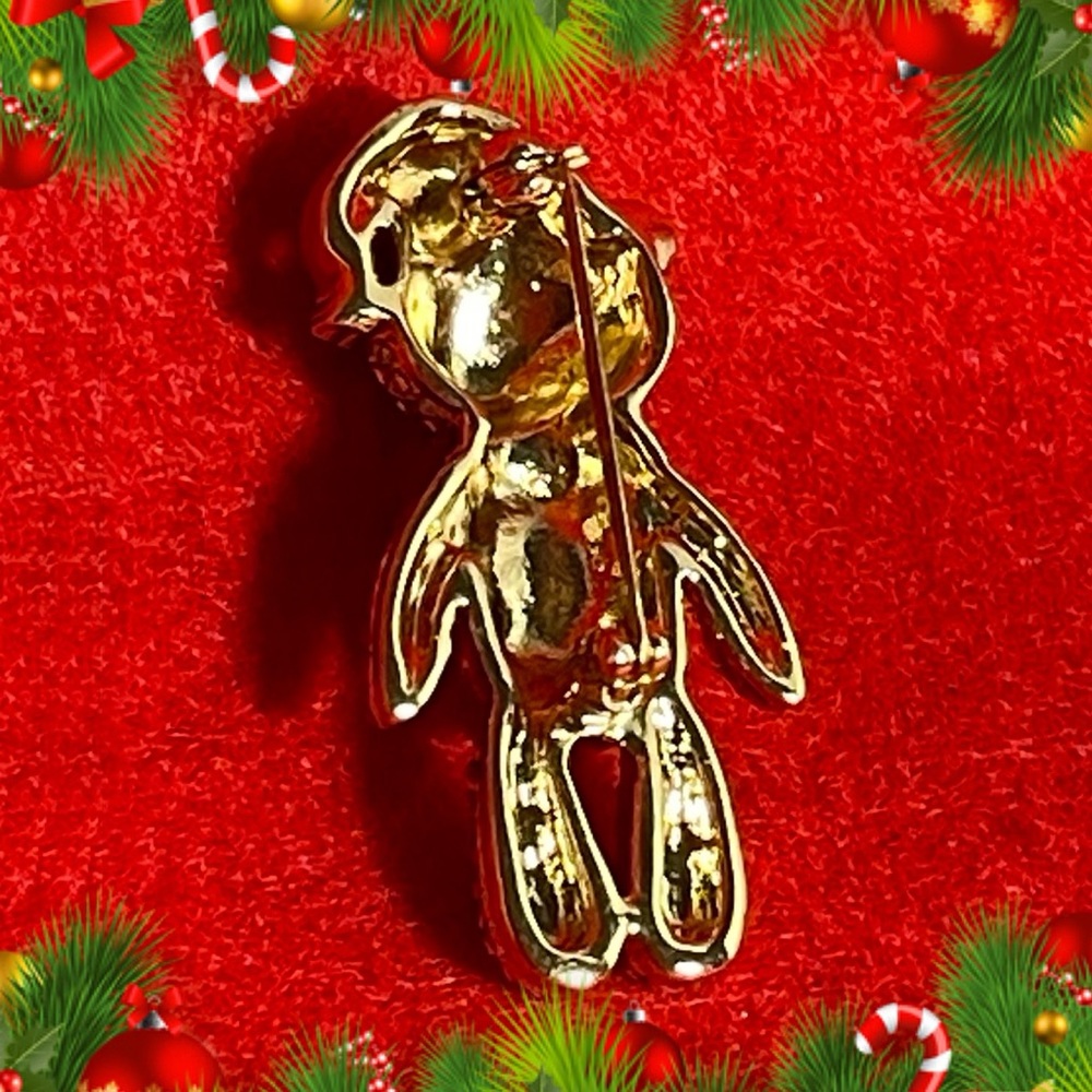 Talbots Rhinestone Teddy Bear Brooch NEW - Picture 7 of 10